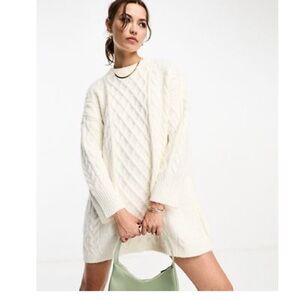 Worn once brand new thick sweater dress